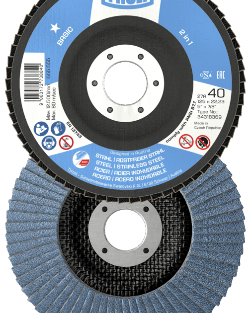 Flap disc Basic 2in1
