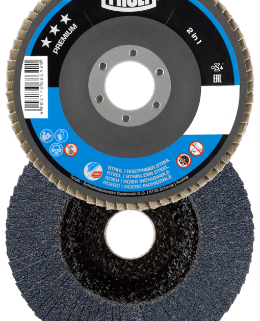 Flap disc Premium 2in1