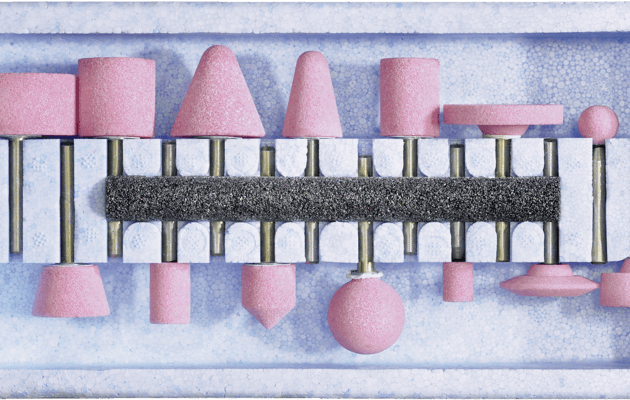 Mounted points Premium ceramic point set for steel