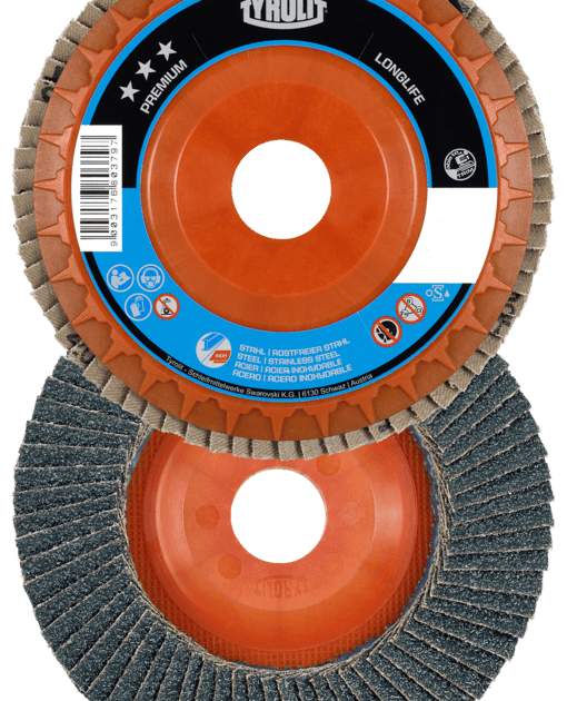 Flap disc Premium Longlife for steel and stainless steel