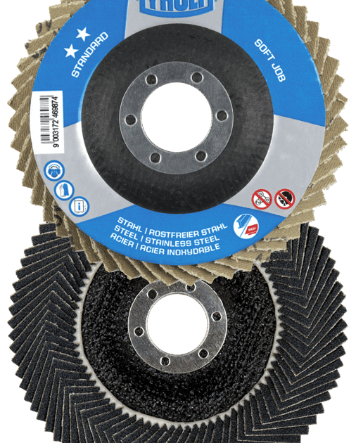 Flap disc Standard Softjob 2in1