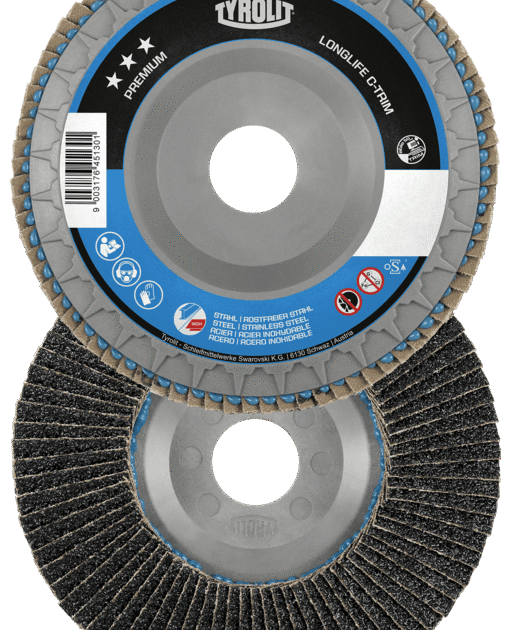 Flap disc PREMIUM C-Trim 2in1