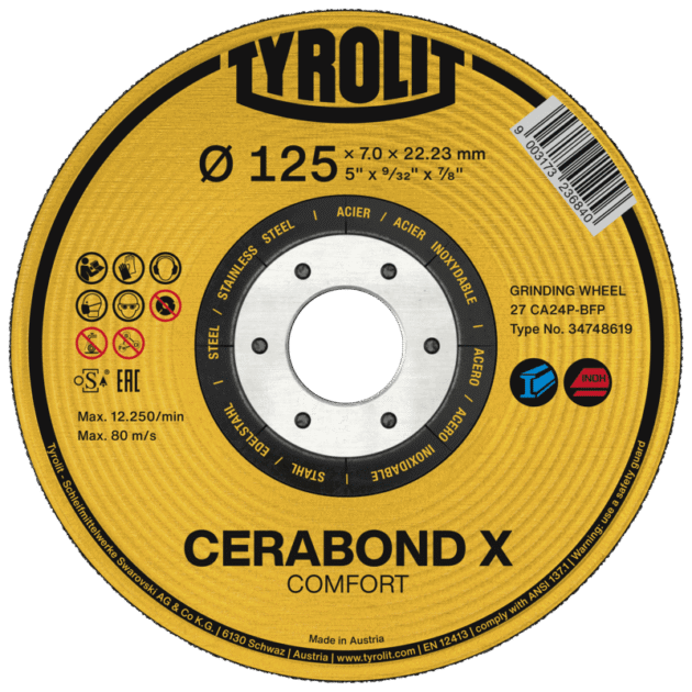 Grinding Wheel CERABOND X COMFORT 2in1