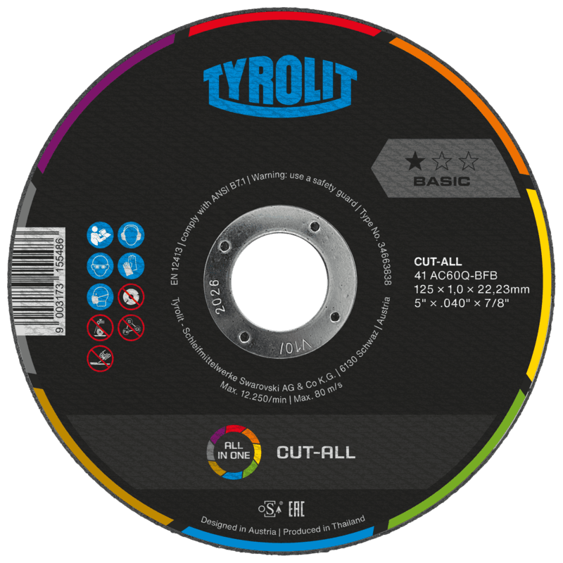 Disc de tăiere Basic CUT-ALL (cutie)