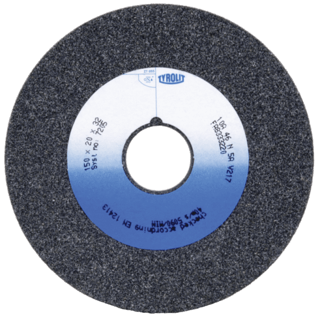 Bench ginding wheel non and low-alloyed steels