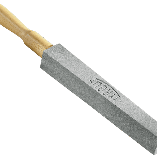 File with handle vitrified bonded