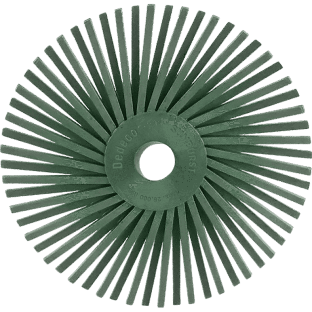 PREMIUM SUNBURST radial bristle discs (for shaft mounting)