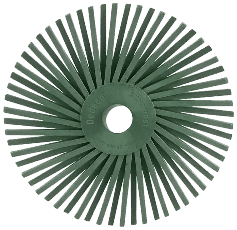 PREMIUM SUNBURST radial bristle discs (for shaft mounting)