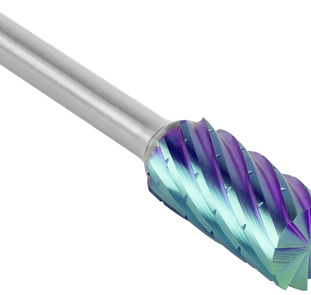 Tungsten carbide burrs PREMIUM MX-HPC for cast iron, INOX and steel