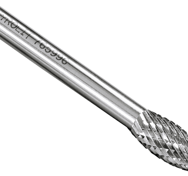 Tungsten carbide burrs Premium for cast iron, INOX and steel