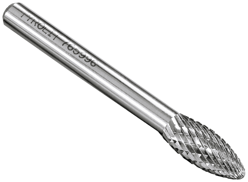 Tungsten carbide burrs Premium for cast iron, INOX and steel