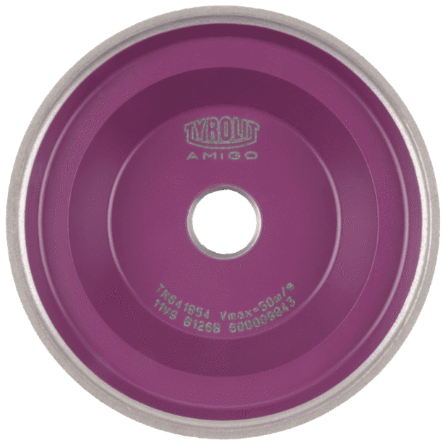 Resin-bonded CBN grinding wheels for dry grinding