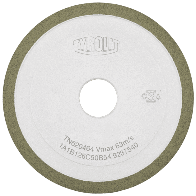 Resin-bonded CBN grinding wheels for dry grinding