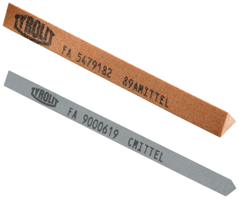 Triangular file ceramic bonded