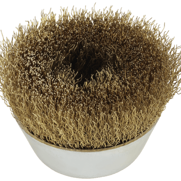 Brush handheld cylindrical tube Premium for steel