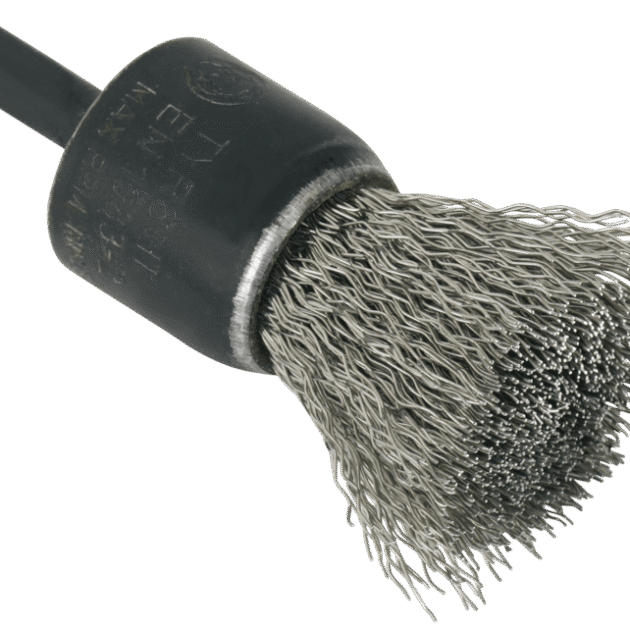 Brush straight grinder end-brush Premium for nonferrous