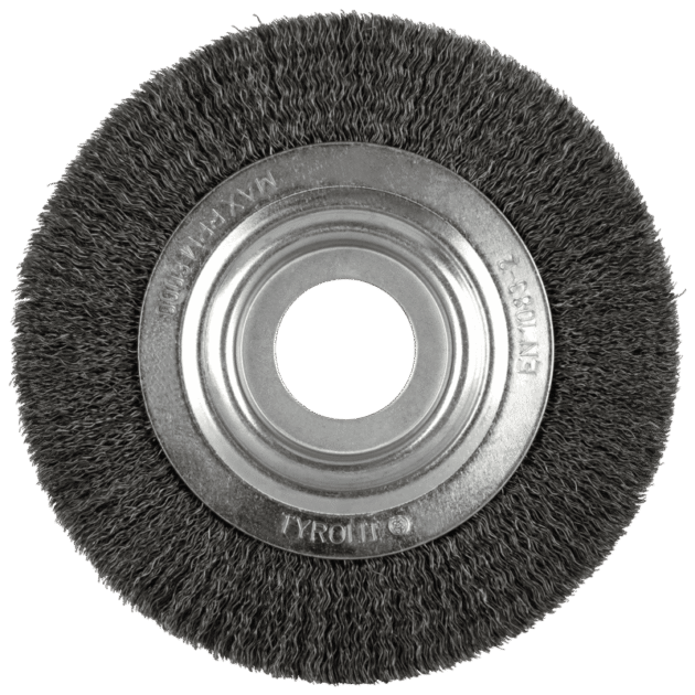 Brush floorstand grinder round Premium for steel