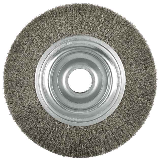 Brush floorstand grinder round Premium for stainless steel