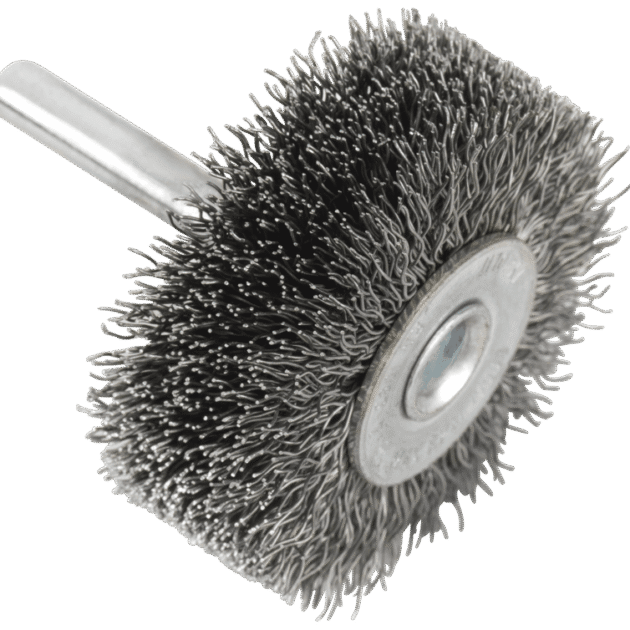 Brush straight grinder mounted shaft round Premium for steel