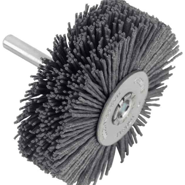 Brush straight grinder mounted shaft round Premium universal