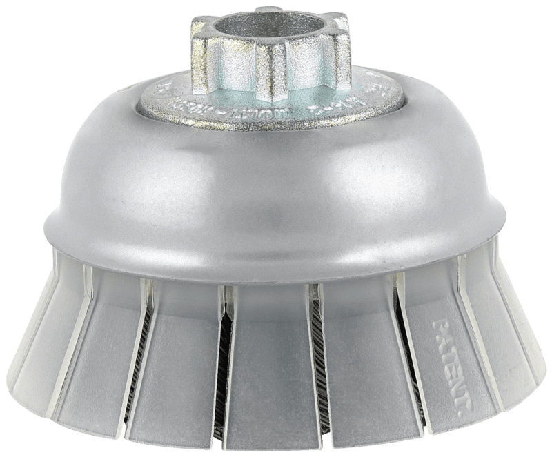 Brush angle grinder Premium Shield cup for steel