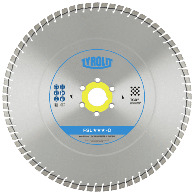 PREMIUM Floor saw blade |Cured concrete