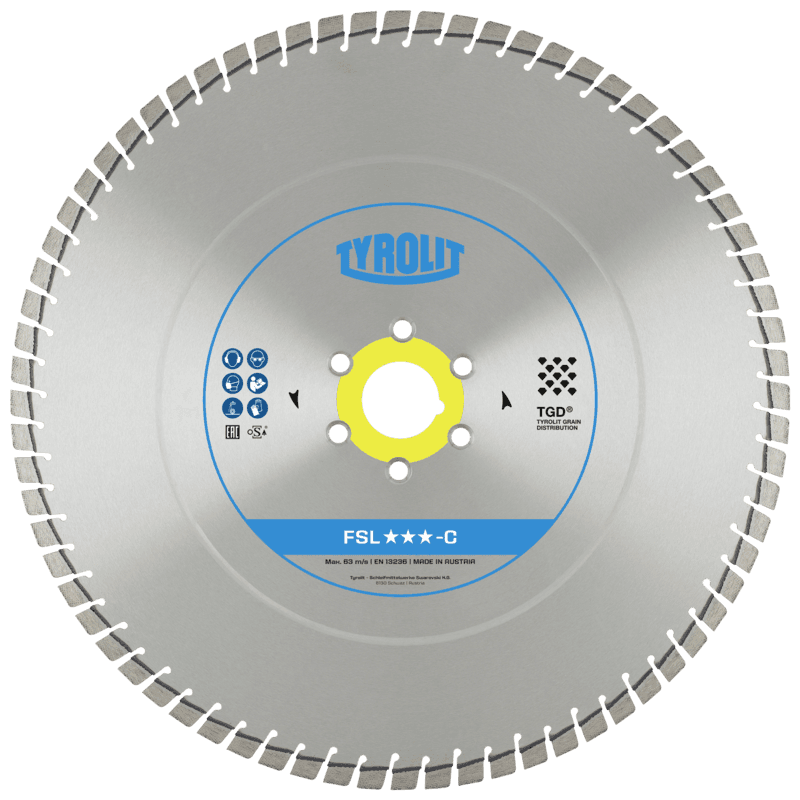PREMIUM Floor saw blade |Cured concrete