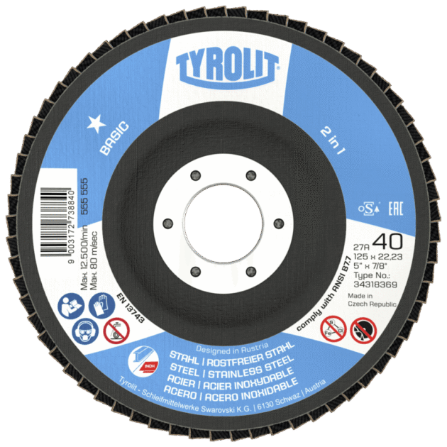 Flap disc Basic 2in1