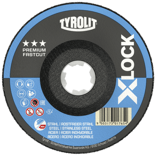 Grinding Wheel Premium X-LOCK for steel and stainless steel