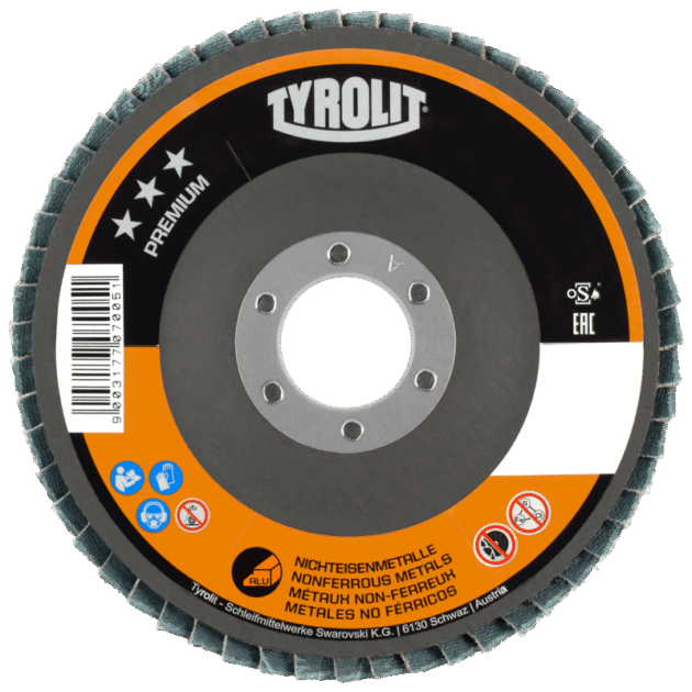 Flap disc Premium for nonferrous