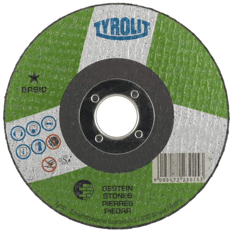 Cut off angle grinder Basic for stone